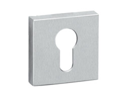 ARTITEC paire de rosaces PZ carrees 50x50x11mm - Inox