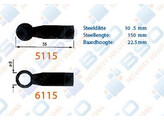 SILCA brute sleutel  5115