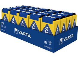 VARTA batterij - 9V - 9 0 Volt - Alkaline - 20 st.