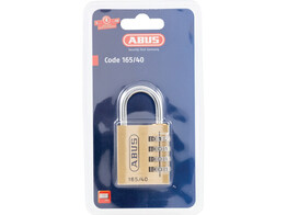 ABUS hangslot 165 - in blister - met verstelbare code