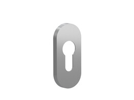 LITTO paire de rosaces ovale Tonic Line - PZ - inox