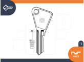 SILCA cle brut VAC2