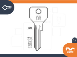 SILCA cle brut CS119