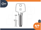 SILCA cle cylindre AB74