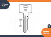 SILCA brute sleutel  PHF27R