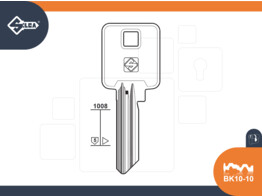 SILCA brute sleutel  BK10-10