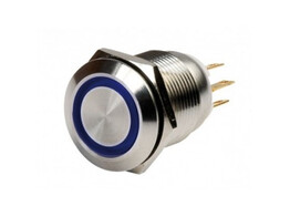 SEWOSY drukknop PB19NO NC/B12 O - 19mm - RVS