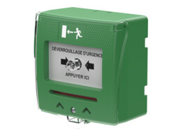 SEWOSY noodschakelaar groen SHOKV - 2 contacten