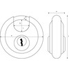 ABUS cadenas DISKUS 26 - anse inox