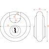 ABUS cadenas DISKUS 20 - 70mm
