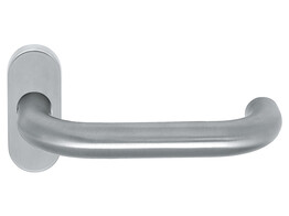ARTITEC kruk op ovaal rozet CHASE - Klasse 4 - 9mm - RVS mat