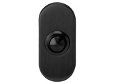 ARTITEC bouton de sonnette ovale - inox noir