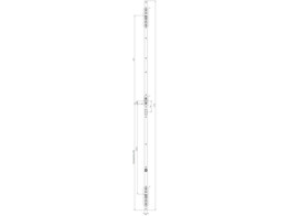 FUHR gache filante VRNL58673 - type 4/10/11 - tt 24x2 7x1770mm - inox