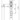 FUHR gache filante 811 - type 11 - 24x1970mm - DIN droite
