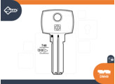 SILCA brute sleutel  DM49