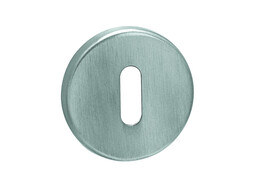 ARTITEC paire de rosaces BB - sans ergots - rondes O50mm - inox mat