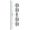 SOBINCO serrure multipoints Penta-Lock 6784 - 4 ergots champignon - A92 - U24