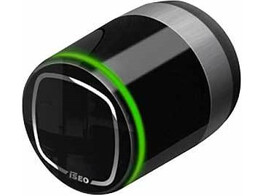 ISEO bouton Libra Smart inox - noir