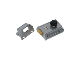 LITTO opbouwslot B3821 - met cilinder - look inox