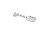 LITTO serrure a cle a gorgess A1353 - A110 - tt 22mm arrondi - look inox
