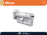 M C knopcilinder MINOS - knop ovaal - nikkel