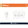 M C knopcilinder MINOS - knop ovaal - nikkel