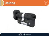 M C cylindre de securite a bouton MINOS - bouton ovale -  noir