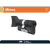 M C cylindre de securite a bouton MINOS - bouton V -  noir