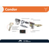 M C demi-cylindre de securite CONDOR - noir