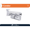 M C cylindre de securite a bouton CONDOR - bouton V -  nickele