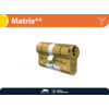 M C cylindre de securite double MATRIX   - laiton