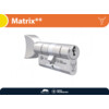 M C cylindre de securite a bouton MATRIX   - bouton V -  nickele