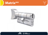 M C cylindre de securite a bouton MATRIX   - bouton V -  nickele