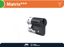 M C demi-cylindre de securite MATRIX    - noir