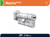 M C knopcilinder MATRIX    - knop ovaal - nikkel