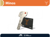 M C knopcilinder MINOS - knop ovaal - nikkel