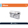 M C cylindre de securite double MOVE - nickele - 32/92