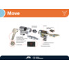 M C cylindre de securite double MOVE - nickele - 32/92