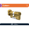 M C cylindre de securite a bouton COLOR  - bouton ovale -  laiton -