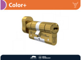 M C cylindre de securite a bouton COLOR  - bouton ovale -  laiton -