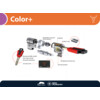 M C cylindre de securite a bouton COLOR  - bouton rond -  laiton - 5 cles inclus