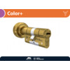 M C cylindre de securite a bouton COLOR  - bouton rond -  laiton - 5 cles inclus