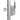 LOCINOX serrure pour portail coulissant LSKZ60U2LZCZS - argent