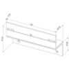 SEWOSY equerre Z V300ZN - ajustable - pour V300N - noir