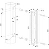 LOCINOX gache SHKM - pour profil carre