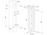 LOCINOX gache SHKM - pour profil carre