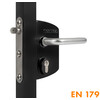 LOCINOX anti-paniekslot in opbouw LPKQ40U2LVSZPU - zilver