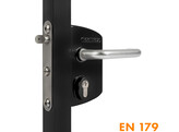 LOCINOX anti-paniekslot in opbouw LPKQ40U2LVSZPU - zilver