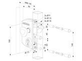 LOCINOX elektrisch poortslot opbouw LIKQ40U2LVSZR - Fail Secure