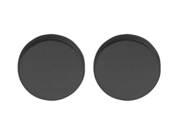 ARTITEC paar BLIND rozetten Permafix - O54mm - RVS mat zwart